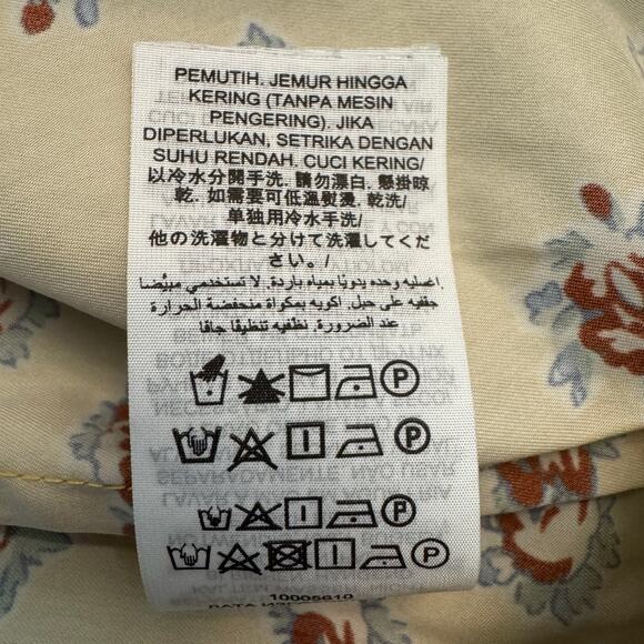 Tory Burch Ruffle Top Dress Yellow - Picture 7 of 9